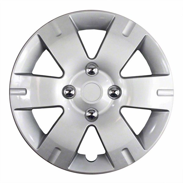 Coast2Coast 15", 6 Spoke, Silver, Plastic, Set Of 4, Standard Leg IWC43615S